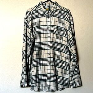 Cabela’s 100% cotton  flannel shirt jacket size XLT